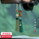曼影（MANYING）一鹿平安車(chē)掛件2024款平安掛件白玉菩提車(chē)吊墜車(chē)內用品 白菩提-綠檀小鹿