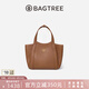 BAGTREE【明星同款】包包樹晚?xiàng)餍“谗菲ね刑匕笨嫱ㄇ谑痔岚呦ΧY物 烤棕色 高級(jí)小眾