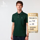 哈吉斯（HAZZYS）男裝 25夏上衣多色短袖POLO衫ASTZE0CBX71 深綠色DG L（175/96A48