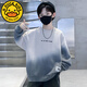 G.DUCKKIDS男童衛(wèi)衣春秋款2024新款男孩中大兒童秋裝炸街痞帥長袖打底衫上衣 灰色春秋款 160 建議150-160cm10-12歲