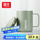 富光馬克保溫杯316不銹鋼帶蓋大容量辦公學(xué)生咖啡茶杯水杯子400ml