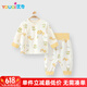優(yōu)奇龍年寶寶秋衣套裝嬰兒春秋裝內(nèi)衣春秋線衣褲睡衣分體家居服
