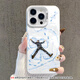 YWZR雪地情侶適用蘋果16promax手機殼iPhone13高12小米15創(chuàng)意OPPOreno XP000775-彩銀殼-透銀[雪地男孩] iPhone12ProMax
