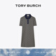 Tory Burch 湯麗柏琦 T恤式翻領(lǐng)印花POLO連衣裙 TB 156841 Tory 海軍藍 400 XS 推薦80-90斤