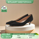 STUART WEITZMAN/SW POCO春夏黑色仙女風(fēng)小貓跟高跟鞋女鞋單鞋奢侈品真皮羊皮革
