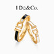 I DO&CO.IDO對(duì)戒情侶戒指一對(duì)925純銀高級(jí)小眾輕奢結(jié)婚戒指銀戒指對(duì)戒男士 IDO對(duì)戒（男大碼18-20,女12-14） 925銀
