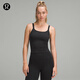 lululemon丨Ebb to Street 女士前后 U 領(lǐng)短款運動(dòng)背心 B/C LW1ERWS 黑/黑 XS /4