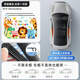 艾布與棉花車(chē)窗遮陽(yáng)簾汽車(chē)窗簾寶寶車(chē)載防曬簾磁吸車(chē)窗簾嬰兒車(chē)內睡覺(jué)隱私簾 萌寵舞會(huì )【后排一對】