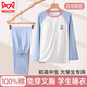 貓人睡衣女帶胸墊女孩初高中學(xué)生純棉家居服女大童少女15歲全棉2件套 【1套裝】藍(lán)色-帽子小熊 M /150CM【建議70-90斤】