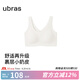 ubras七夕禮物虞書欣同款小奶皮隱形無尺碼內(nèi)衣女粉底液文胸透氣無痕 【小奶皮】燕麥奶色 均碼 背心款100-130斤/A-C杯