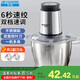 半球（PESKOE）絞肉機(jī)家用 絞餡機(jī)打肉機(jī)打蒜器電動(dòng) 絞肉絞菜多功能一體機(jī) 攪肉機(jī)家庭用 小型碎肉機(jī)攪拌機(jī)蒜蓉機(jī) 約2.3斤/鋼杯款/2套刀 2L