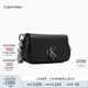 Calvin Klein時(shí)尚單肩包禮物鏈條包包金屬字母旋扣翻蓋CK女包斜挎馬鞍包DH3240