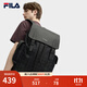 FILA斐樂(lè )【黑武士】雙肩包老花輕便大容量背包2025秋季新款時(shí)尚書(shū)包 正黑色-BK XS
