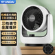 HYUNDAI韓國空氣循環(huán)扇家用靜音電風(fēng)扇臺式辦公桌面小型搖頭風(fēng)扇辦公室循環(huán)扇散熱風(fēng)扇小風(fēng)扇客廳循環(huán)電扇 機(jī)械延長線款【自動(dòng)搖頭】