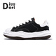 Diggorl輕奢潮牌男鞋三原康裕貝殼頭溶解鞋小白鞋情侶厚底運動(dòng)帆布鞋 黑色（布面）（鼎級版） 41