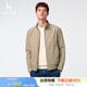 哈吉斯（HAZZYS）男裝 春季簡(jiǎn)約男外套立領(lǐng)戶(hù)外休閑夾克男ASVZU0CAF01 米色BI XL （180/100A 50）
