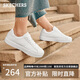 斯凱奇（Skechers）女鞋夏季舒適板鞋軟底外穿休閑鞋百搭時尚小白鞋通勤鞋185000