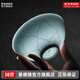 景德鎮(zhèn)（jdz）官方高溫陶瓷碗盤餐具組合無(wú)鉛純色高顏值吃飯碗碟喬遷之喜搬家 影青-4.5英寸飯碗（兩只裝）