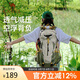 駱駝（CAMEL）戶外登山包旅行輕便大容量雙肩包騎行跑步男女包1F01018B淺卡其