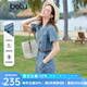 百圖betu女裝2025夏季新款連衣裙配腰帶棉感潮流牛仔裙子女2503D03 牛仔色 M