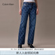 Calvin KleinJeans【復刻90系列】25早秋新款女ck純棉滿(mǎn)印直筒牛仔褲47C794G 3H6-牛仔藍 25