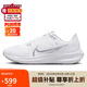 耐克NIKE跑步鞋女飛馬40氣墊PEGASUS 40運動鞋DV3854-101白36
