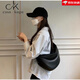 casa-kupsCK包包女包寬帶腋下包新月包工裝餃子包甜酷街頭時尚休閑斜跨包 黑色