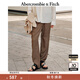 ABERCROMBIE & FITCH【老錢(qián)風(fēng)長(cháng)褲】男裝25秋冬新款美式松緊腰直筒休閑褲KI130-5123 深棕色 M (180/80A)