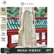 固執(zhí)（OBSTINATE）【特價】新中式國風馬面裙女2025夏季新款原創(chuàng)重工改良長款半身裙 黃綠 S