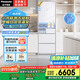 松下（Panasonic）【國家補(bǔ)貼】小冰糕日系多門冰箱法式387升家用60cm風(fēng)冷無霜自動制冰以舊換新小蠻腰NR-EE40TXB-W