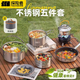 TANXIANZHE探險(xiǎn)者304不銹鋼戶外鍋具露營炊具卡式爐專用鍋野營燒水壺套鍋