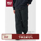 無印良品（MUJI）水洗輕便 工裝褲 黑色  M 