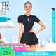 范德安（BALNEAIRE）【文怡/李靜同款】小紅心系列連體泳衣女士顯瘦海邊沙灘 61048 黑色 XL