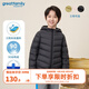 歌瑞家（greatfamily）兒童輕薄羽絨服2024秋季新款童裝小童中大童連帽羽絨外套三防樂友 男款【黑色】 120 【5-6歲】