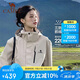 駱駝（CAMEL）戶外沖鋒衣三合一可拆防水登山服3514淺卡其,男女款M