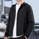 安德瑪（UNDERARMOUR） 外套男 2025秋新款晨練跑步訓練運動(dòng)服防風(fēng)休閑男裝運動(dòng)連帽夾克 連帽外套/現貨速發(fā) XL (180/100A)