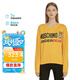 莫斯奇諾（moschino）女士黃色小熊圖案棉質圓領長袖衛(wèi)衣 Z A1709 9026 黃色 M