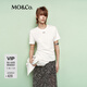 MO&Co.正肩T恤GAUCHERE設(shè)計(jì)師聯(lián)名2025春新品圓領(lǐng)短袖MBE1TEE021 本白色 S 160