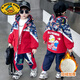 G.DUCKKIDS奧特曼男童加絨套裝冬裝2025新款兒童加厚棉服帥氣男寶棉褲兩件套 紅色 【奧特曼正版放心購】 110 cm 【建議身高105cm左右】