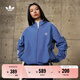 adidas經(jīng)典三條紋運(yùn)動(dòng)連帽夾克外套男女春季新款阿迪達(dá)斯三葉草 深藍(lán)   L