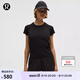 lululemon丨Swiftly 女士運(yùn)動(dòng)網(wǎng)眼短袖 T 恤*Race LW3JPIS 黑圓點(diǎn)魚骨紋 S /6