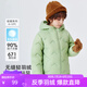 雪中飛【壓膠工藝】兒童羽絨服新款男女童秋冬季輕薄保暖外套 綠色 120