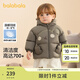 巴拉巴拉寶寶羽絨服男童外套女童秋冬裝2025新款嬰兒衣服動物造型保暖加厚 咖色小熊50860-白鴨絨 90 （充絨量73g）