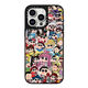 CASETIFYCASETiFY聯(lián)名蠟筆小新iPhone16ProMax手機(jī)殼15Pro鏡面14卡通 CASETiFY 滿屏多樣小新  黑框銀鏡 蘋果16Pro