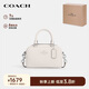 蔻馳（COACH）【品牌直供】禮物女士SATCHEL小號單肩斜挎包白色CT776SVHA