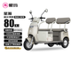 愛瑪電動三輪車星瀚60V20Ah大動力長續(xù)航80km家用可帶棚小型雙座舒適 納維亞綠