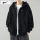 耐克（NIKE）外套男士 25夏季新款運(yùn)動(dòng)服裝防風(fēng)休閑衣連帽開衫衛(wèi)衣透氣夾克 柔軟毛圈/全棉親膚/曬圖退5 2XL 【185】體重170~190斤左右
