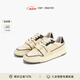 FOOT INDUSTRY 足下工業(yè) 「品牌經(jīng)典」90s滑板鞋運動休閑復(fù)古訓(xùn)練板鞋百搭舒適 米白/黑色 41