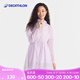 迪卡儂（DECATHLON）防曬衣中長款防曬服upf100外套衣服女原紗防曬透氣涼感 櫻花粉 L