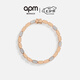 APM Monaco[楊紫同款] 精致玫瑰金手鏈個(gè)性設(shè)計(jì)時(shí)尚飾品手飾節(jié)日七夕禮物 玫瑰金色 M